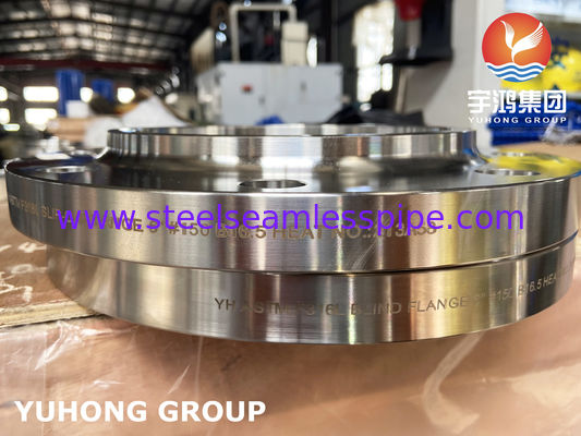 ASTM A182 F316L فولاد ضد زنگ در فلنج با چهره بالا ASME B16.5 کلاس 150 تا 900