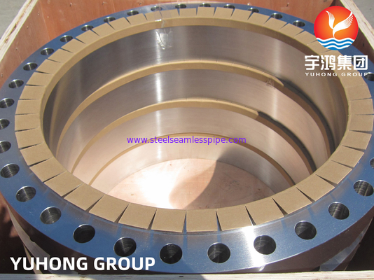 فلج فولادی دوگانه ASTM A182 F51 UNS S31803 سیستم های تصفیه آب دریا