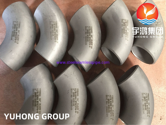 اتصالات لوله Hastelloy C276 ASTM B366 UNS N10276 / DIN 2.4819 90 درجه. آرنج