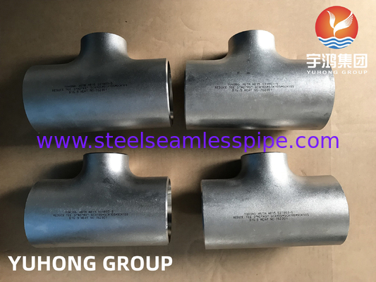 ASTM A815 S31803 دو قطعه از فولاد ضد زنگ بدون درز9