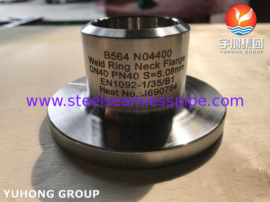 ASTM B564 UNS N04400 EN 1092-1 نوع فلج گردن حلقه جوش آلیاژ نیکل