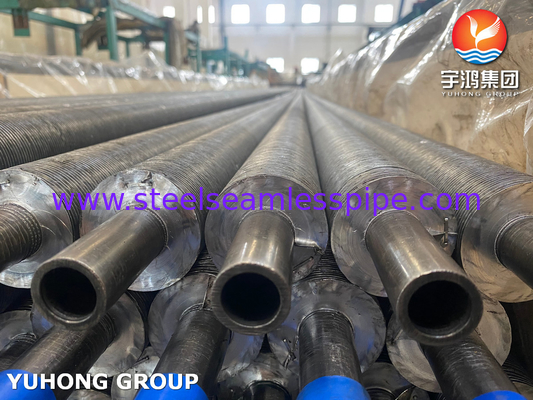 ASME SA210 Gr A1 لوله بدون درز Al1060 آلومینیوم Fin Embedded G Type Fin Tube برای صنعت نفت و گاز