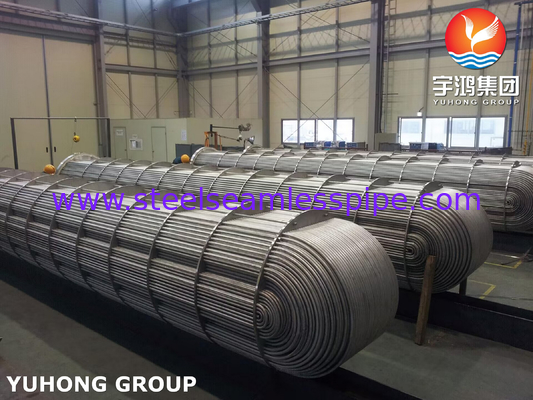 ASME SA213 TP316L قطعات مبادله گرما با لوله های فولاد ضد زنگ