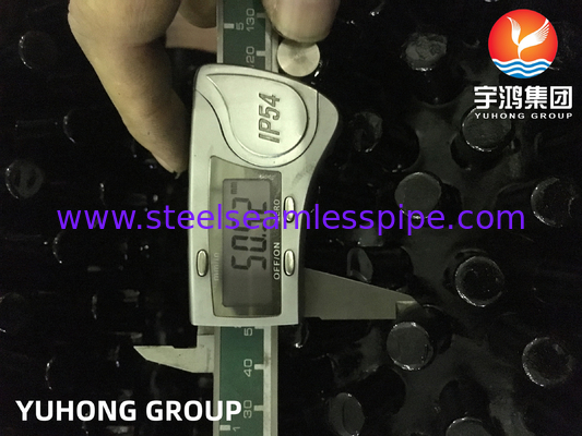 ASTM A335 P9 SS 410 لوله بالدار استود برای کوره اصلاح بخار