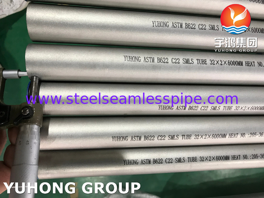 ASTM B622 Hastelloy C22 2.4602 لوله فولادی آلیاژ نیکل برای صنعت نفت و گاز