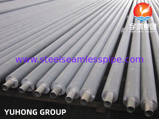 ASME SA210 Gr A1 لوله بدون درز Al1060 لوله بال آلومینیومی جاسازی شده نوع G