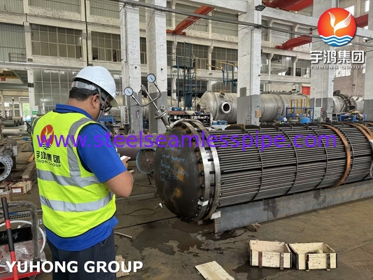 لوله بسته بندی ASME U STAMP D-E05C ASME SA179 لوله بدون درز از فولاد کربن با ASME SA266 Gr.2N