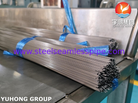 لوله های موی دارویی پزشکی از فولاد ضد زنگ جوش شده برای ابزار جراحی ISO9626 SS304