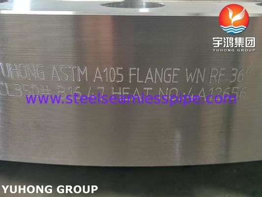 ASTM A105 Weldneck Raised Face Carbon Steel Forged Flange B16 از فولادی کربن ساخته شده با گردن جوش شده5