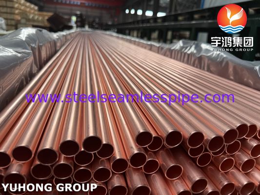 ASTM B111 / ASME SB111 C12200 لوله نیکل مس برای مبادله گرما کاندنسر