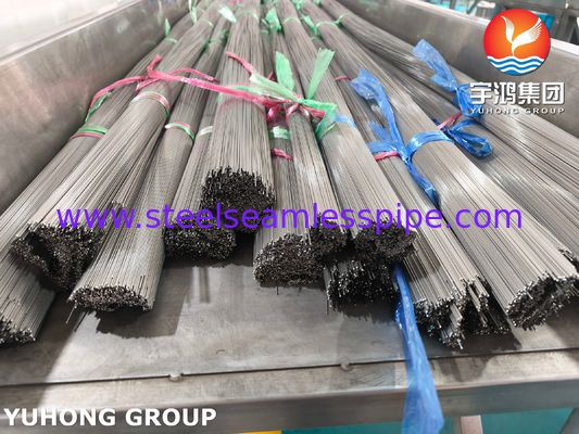 SUS304 SUS316L لوله پزشکی موی دارویی فولاد ضد زنگ برای سرنج ها کاتترها ISO9626