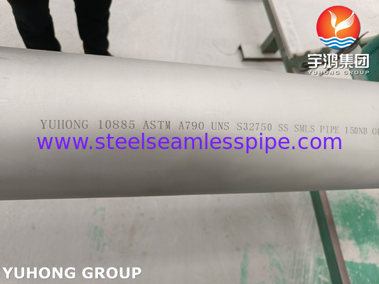 ASTM A790 UNS S37500 لوله بدون درز از فولاد ضد زنگ Super Duplex