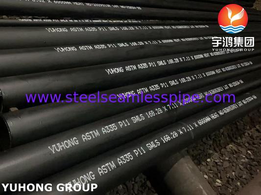 ASTM A335 P11 لوله فولادی آلیاژ فرریتک بدون درز برای سرویس در دمای بالا