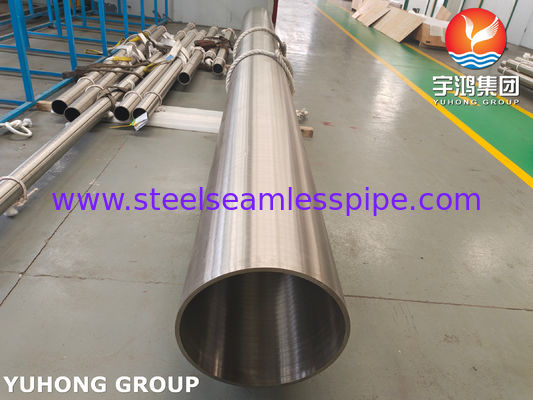 ASME SB163 N04400 nickel Alloy SMLS Heat Exchanger Tube Average Wallthichness