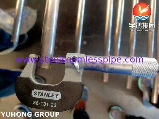 ASME SB163 N02201 SMLS کم کربن نیکل تهویه کننده و تبادله گرما لوله