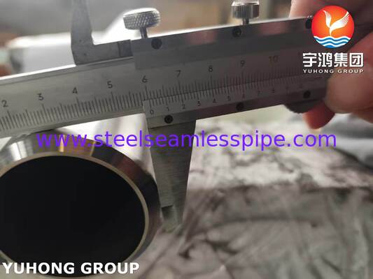 لوله آلیاژ نیکل اینکونل 625 ASME SB444 N06625 برای مبدل حرارتی، نفت و گاز دریایی فراساحلی و پردازش شیمیایی