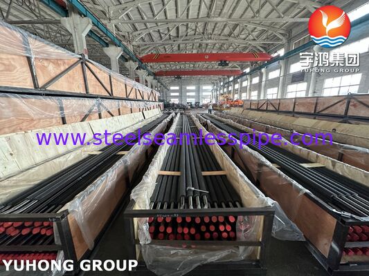 ASTM A213 T91 لوله بدون درز فلز آلیاژ با لوله Fin Serrated CS ، HRSG (برگر بخار بازیافت گرما)