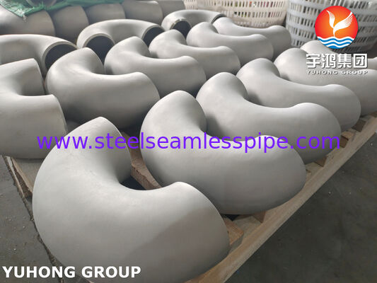 ASTM B366 UNS N06022 / DIN 2.4602 / Hastelloy C22 لوله لوازم جانبی 180° SR خم های بازگشت