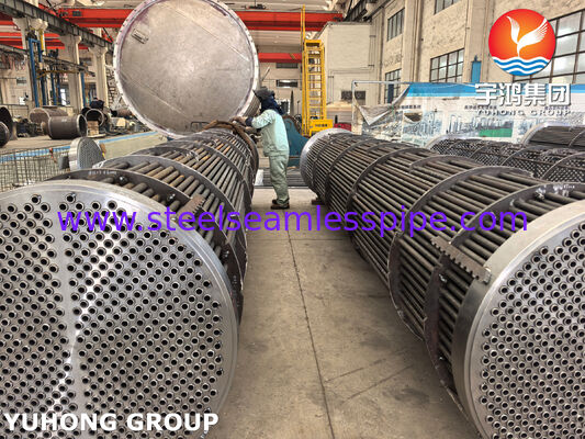 بسته لوله مبادله گرما فولاد کربن با مواد ASME SA179 و صفحه لوله ASME SA266 Gr.2 برای کاربردهای استاندارد TEMA
