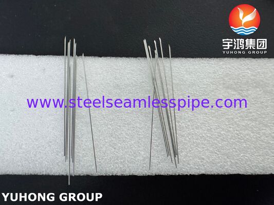 لوله سوزن برش پشتی از جنس استنلس استیل پزشکی SUS304 26G برای سوزن های EMG ISO9626