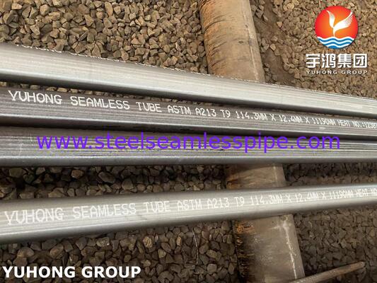لوله های بویلر ASTM A213 T9 برای مبدل های حرارتی پوسته و لوله