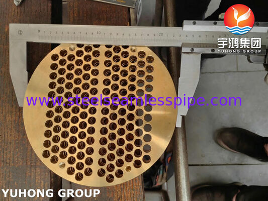 لوله مسی آلیاژی ASME SB171 C46400 برای مبدل حرارتی پوسته و لوله