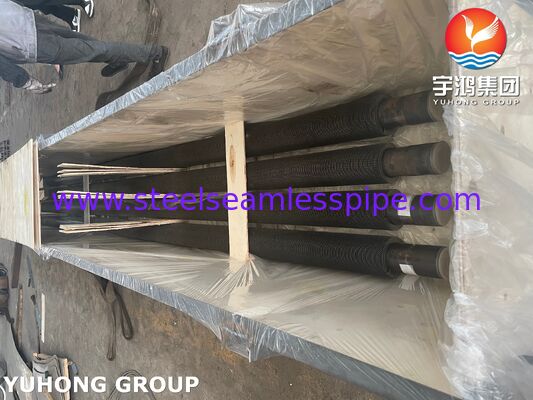 لوله‌های پره‌دار دندانه‌دار ASTM A335 P9 برای سیستم‌های بازیابی حرارت اتلافی