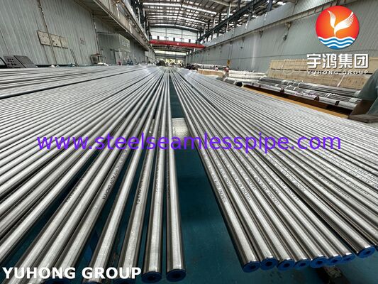 لوله روشن گرم ، لوله فولاد ضد زنگ جوش شده ASTM A249 TP316L