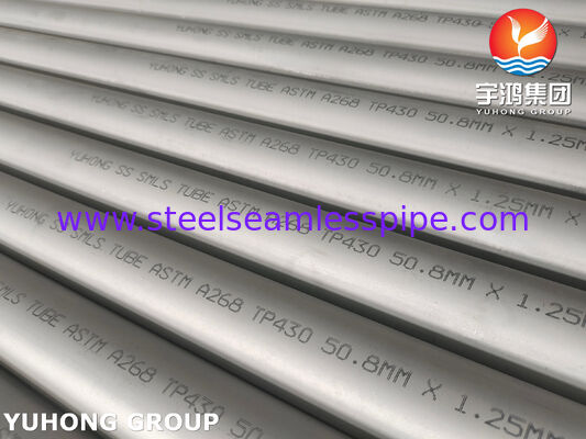 ASTM A268 TP430 1.4016 Seamless Stainless Steel Tube For Heat Exchanger