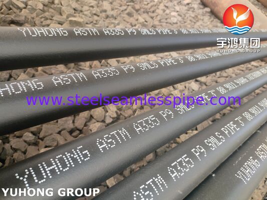 ASTM A335 / ASME SA335 P9 لوله بی سیم فلز آلیاژ برای صنعت پتروشیمی