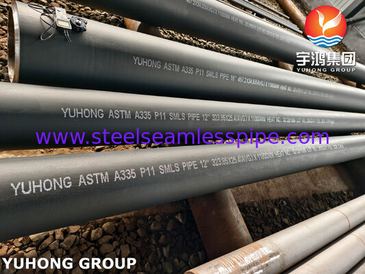 ASTM A335 / ASME SA335 P11 لوله فولادی آلیاژ بدون درز برای کوره های هیدروکرک