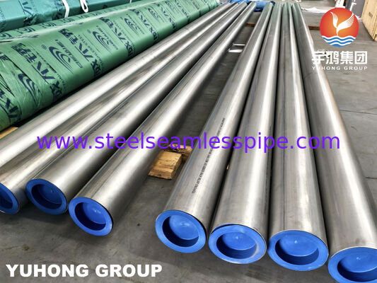 ASTM A790 S31803 Duplex 2205 لوله های فولاد ضد زنگ جوش شده برای سرویس خوردگی با قدرت مکانیکی بالا