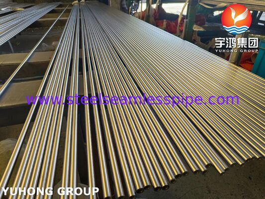 لوله بدون درز از فولاد ضد زنگ ASTM A789 UNS S32750 Super Duplex