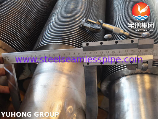 لوله های پره دار جوشی با فرکانس بالا ASTM A269 TP316 برای مبدل های حرارتی