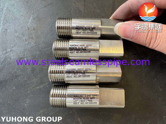 ASME SB462 UNS N10276 فلج آلیاژ نیکل NPT ASME B16.11 Hastelloy C276 لوازم جعلی