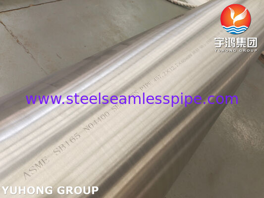 ASME SB165 UNS N04400 Monel400 لوله های آلیاژ نیکل بی درهم برای لوله های حمل مایعات