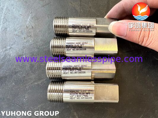 استیلوی C276 آلیاژ نیکل پلاگین مربع سر برای کاربردهای پلاگین ضد خوردگی