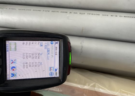 لوله های فولادی ضد زنگ 304l لوله های 6 میلی متری ساده ISO9001