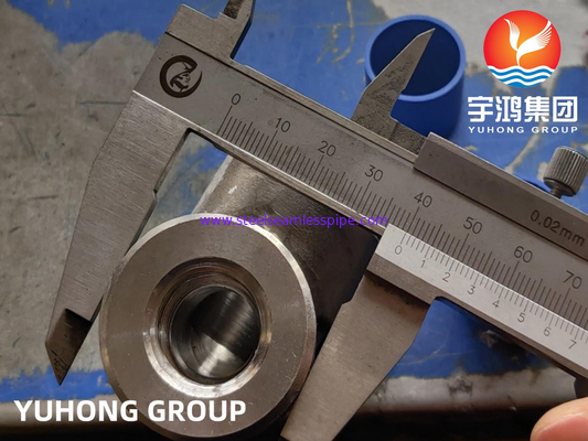 اتصالات جوش دنده ای فولادی DUPLEX ASTM A815 WP31803 / WPS32750 / S32760 BW NPT پایان