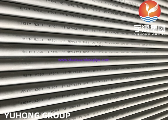 ASTM A269 TP304 TP304L TP316L SUS316L 1.4404 فولاد ضد زنگ لوله بدون درز 6M , لوله مبدل حرارتی بویلر