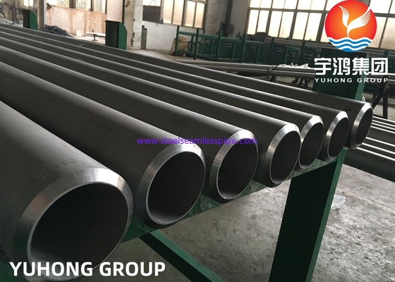 ASTM A312 TP310S,TP304L,TP316L TP347H لوله بدون درز از جنس استنلس استیل پایان مخروطی آنیل شده