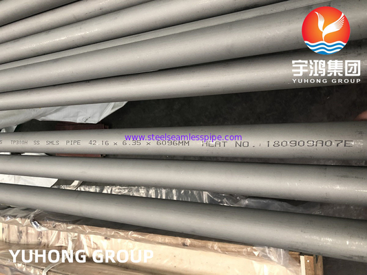 لوله بدون درز فولاد ضد زنگ گرد ASTM A312، TP310H NDT موجود