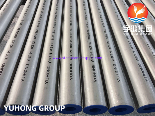 ASTM A312 / ASTM A511 TP316 / 316L (1.4404) لوله های بدون درز فولادی ضد زنگ Pickled Annealed ABS