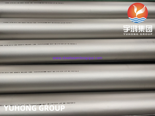 B514 INCOLOY 800H لوله های جوشیده شده UNS N08810 NICKEL-IRON-CHROMIUM ALLOY