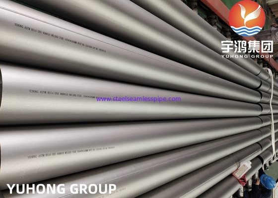 ASTM B514 Incoloy 800H لوله جوش داده شده با آلیاژ نیکل ترک خوردگی هیدروکربنی سطحی