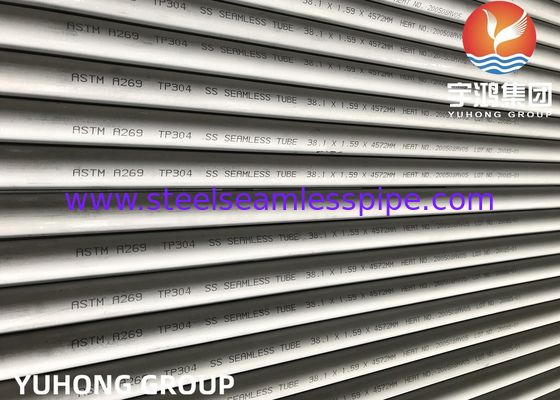 ASTM A269 / ASME SA269 TP304 دستگاه نورد سرد لوله آنیل شده روشن