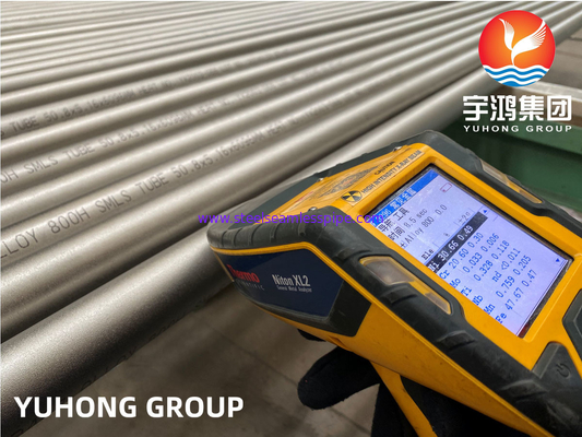 Incoloy 800/800H لوله آلیاژ نیکل ترشی و سطح آنیل شده ASTM B163 ASTM B515