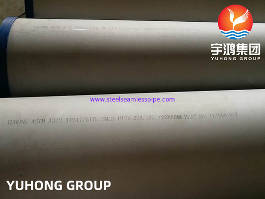 لوله بدون درز فولاد ضد زنگ ASTM A312 TP317L لوله دیگ بخار 100% ET UT
