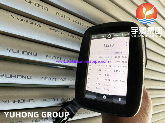 لوله بدون درز فولاد ضد زنگ ASTM A312 ASME SA312 TP310S S31008