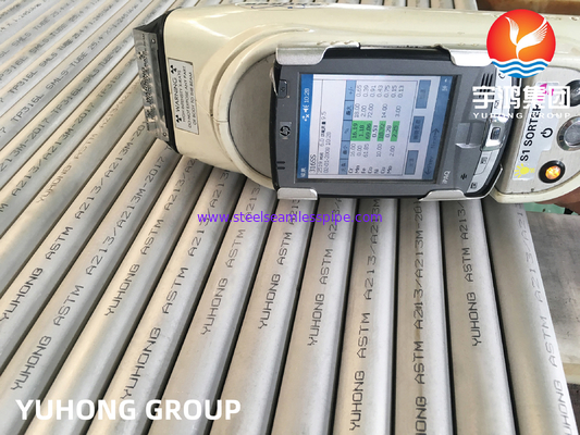 لوله بدون درز فولاد ضد زنگ ASTM A213 TP316L 100% ET HT UT